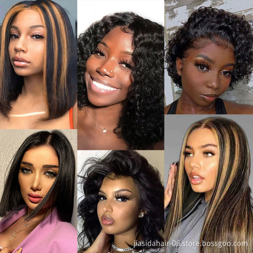 Short Brazilian Pixie Cut Curly Wig,Cheap Perruque T part Lace 13x6,Hd Lace Human Hair Wig For Black Women